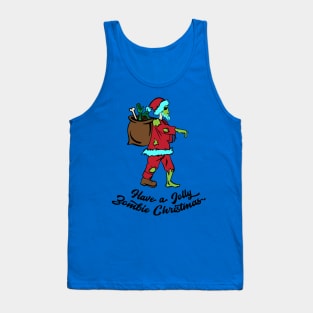 Zombie Santa with a bag Tank Top